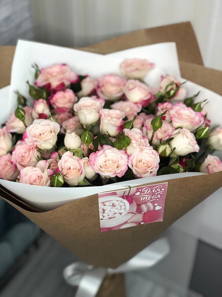 Букет теплый ветер в Подольске Букет цветов из: Розы в Подольске