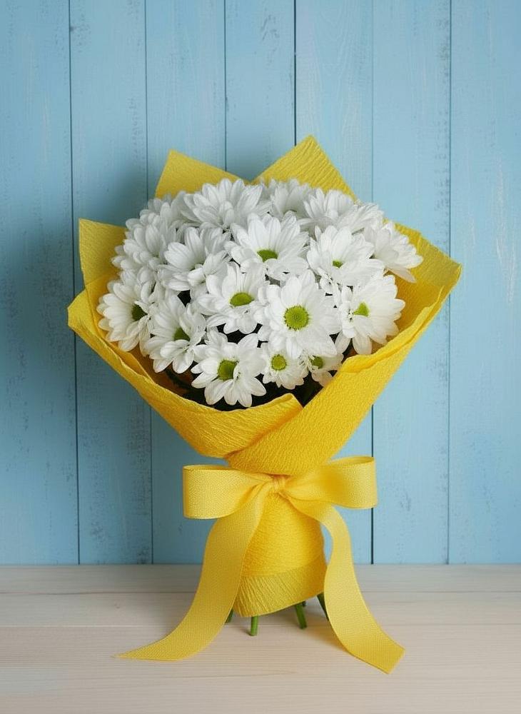 Букет цветов из: Хризантемы в Подольске