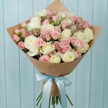Букет романтичный подарок в Подольске Букет цветов из:  Розы в Подольске